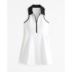 Abercrombie  Fitch Ypb Sculptlux Polo Mini Dress White - S